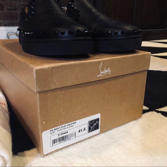 Christian Louboutin Pik Boat Flat Calf/GG main image 7